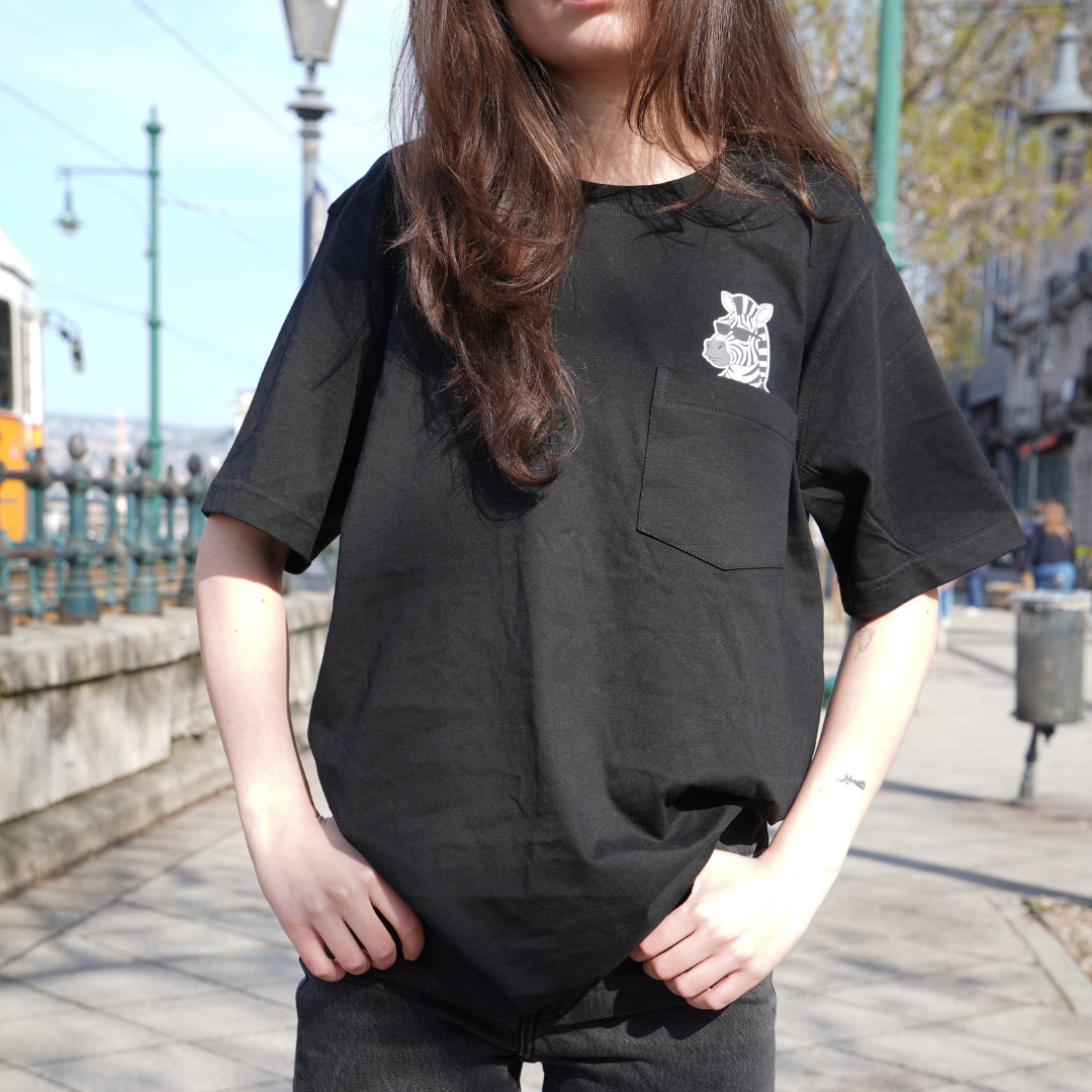 Bemutatós zebra póló