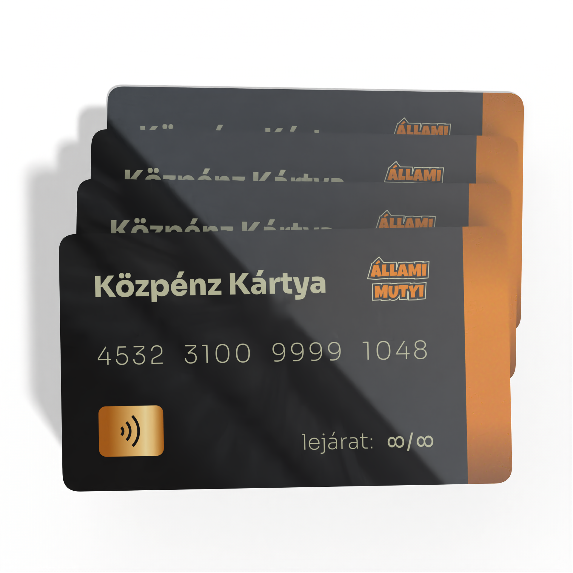 Mutyi bankkártya - Digitális egyenleggel (4db)